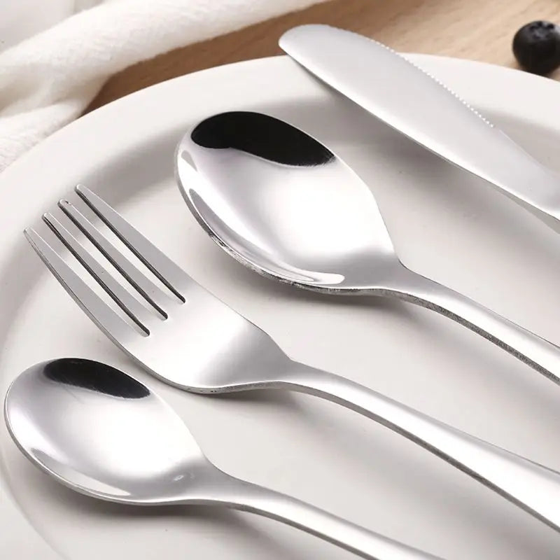 4 Peças Utensílios de Mesa para Bebês