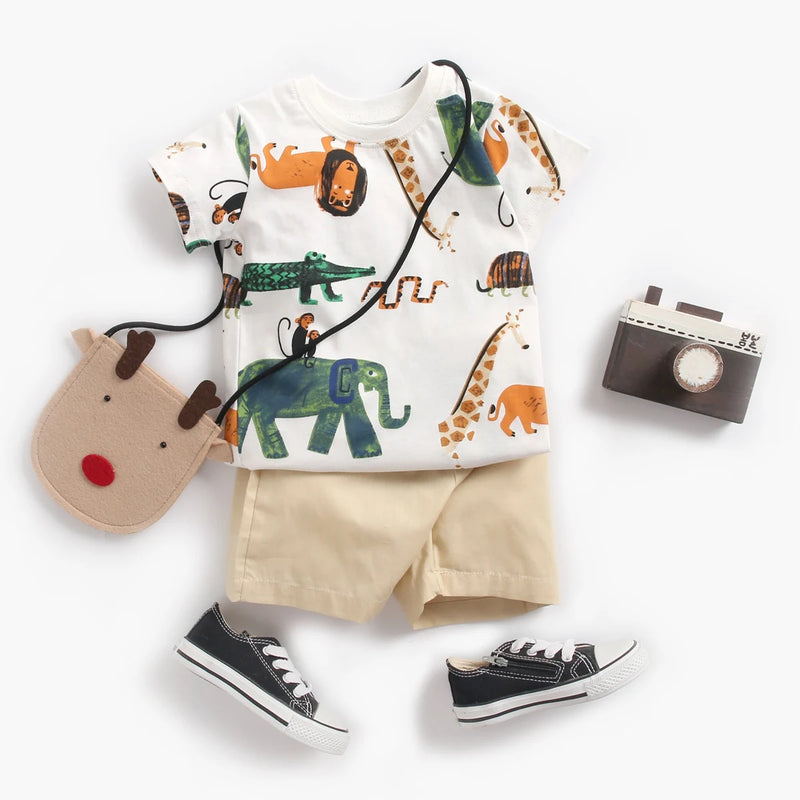 Conjunto Mundo Aventura - Short+Camiseta