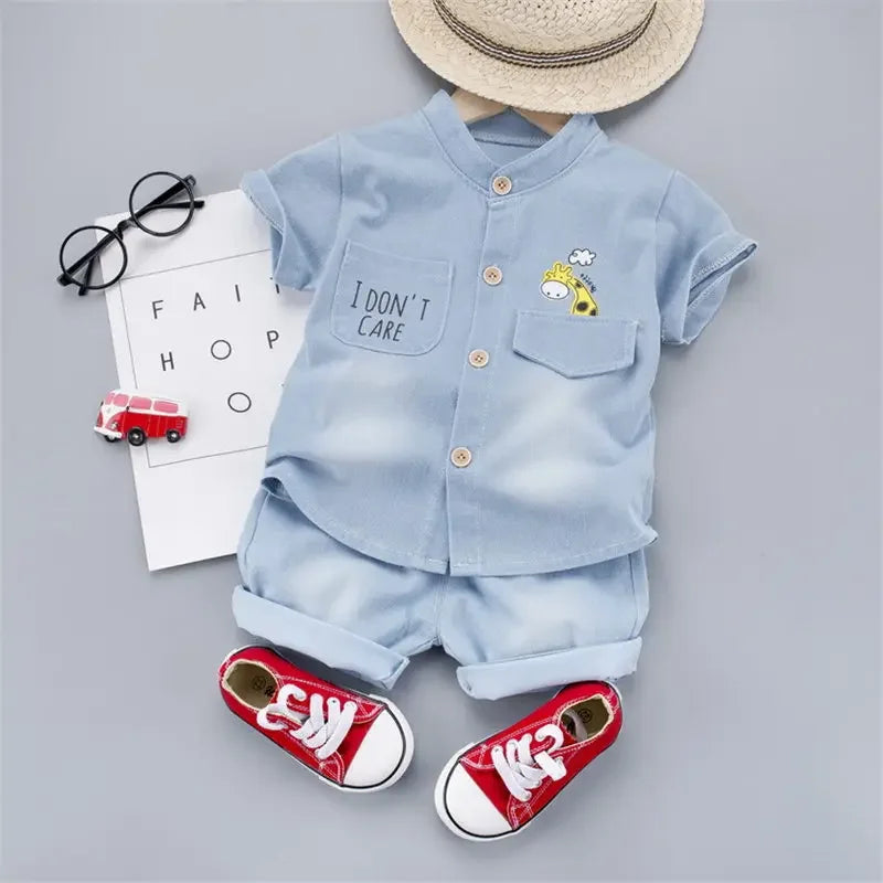 Conjunto Jeans Girafa Boy