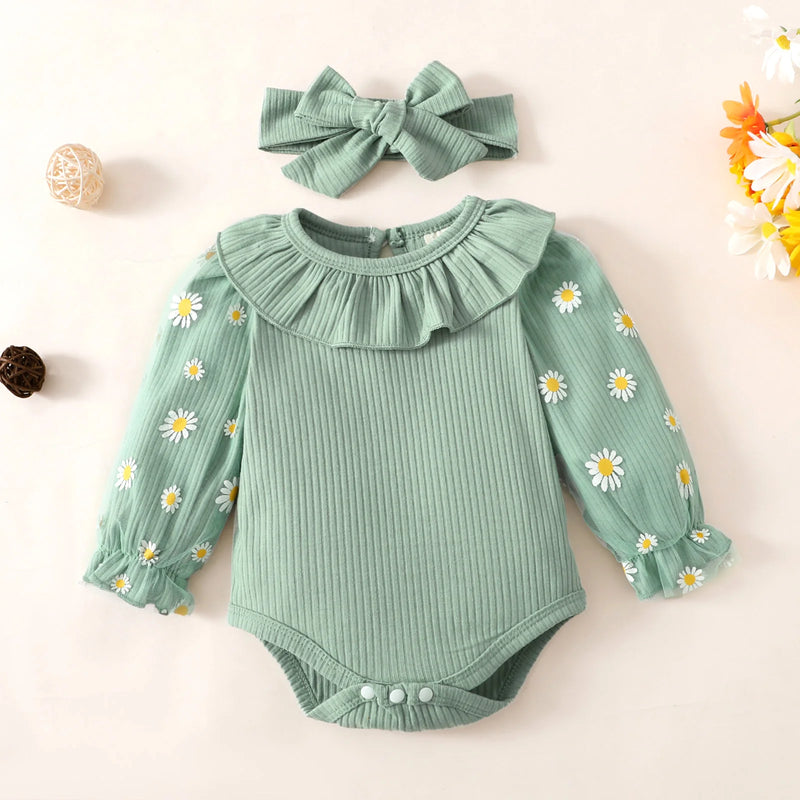 Conjunto Baby Girl/Outono Inverno + Laço