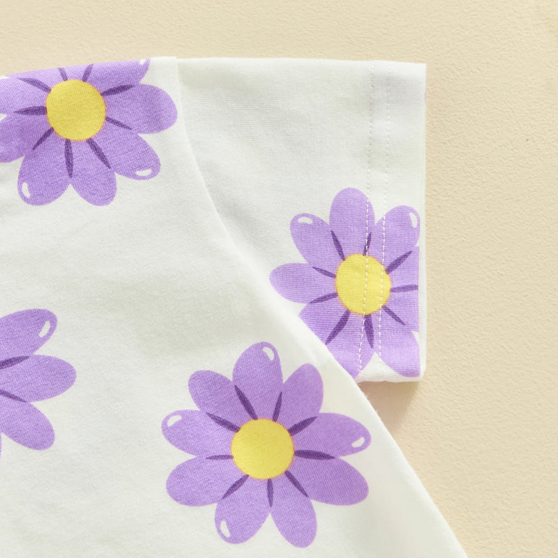 Conjunto Flor de Menina + Bandana