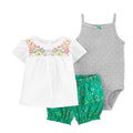 Conjunto Verão Baby Girl 3 Peças