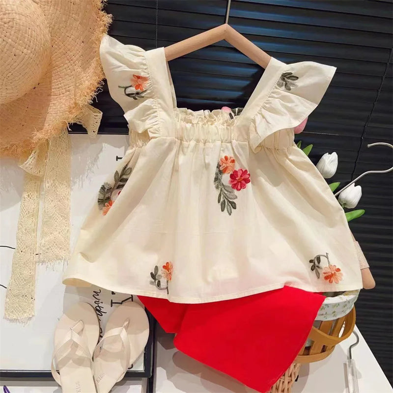 Conjunto Luxo Primavera/Verão Bordado