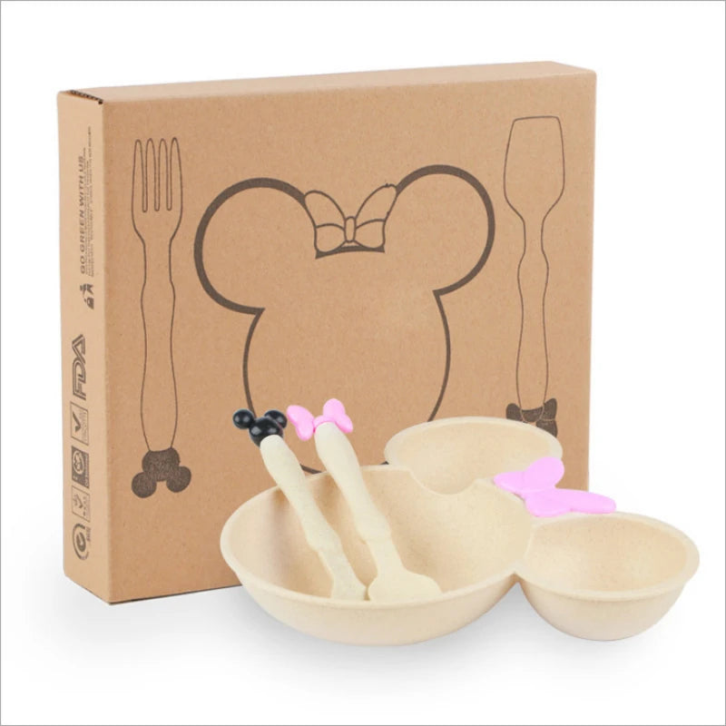 3 Peças Conjunto Utensílios Mickey